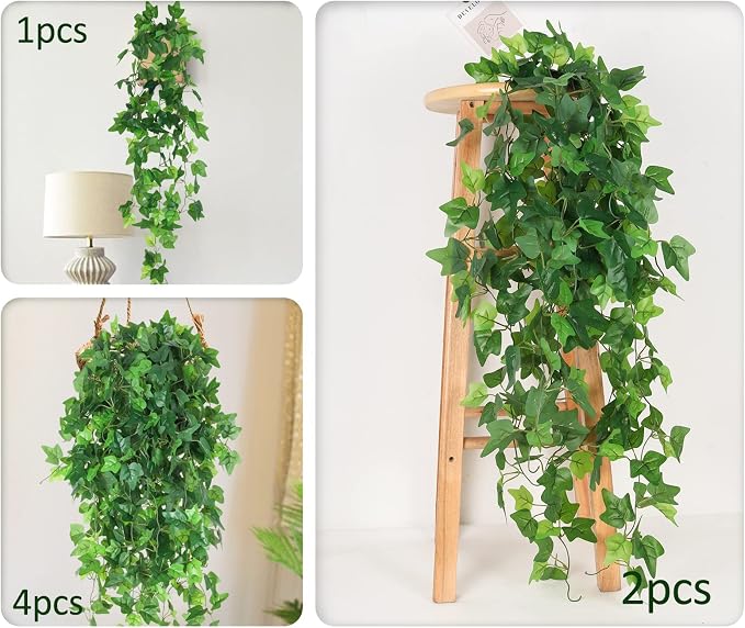 RECUTMS Fake Vines Artificial Hanging Ivy Vines Plants - Image 3