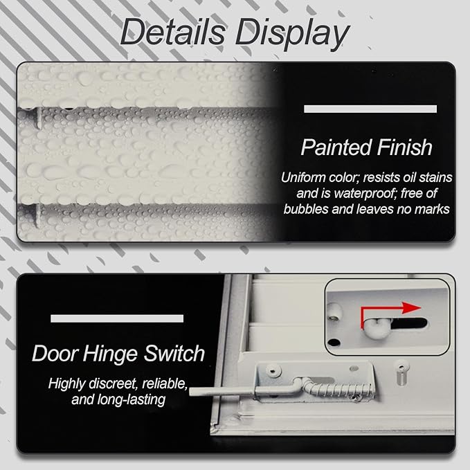 Dark Khaki Air Return Grille, Aluminum Access Panel - Image 5