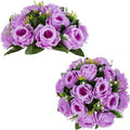 BLOSMON Flower Balls Table Centerpieces: 2 Pcs Fake Roses by Blosmon