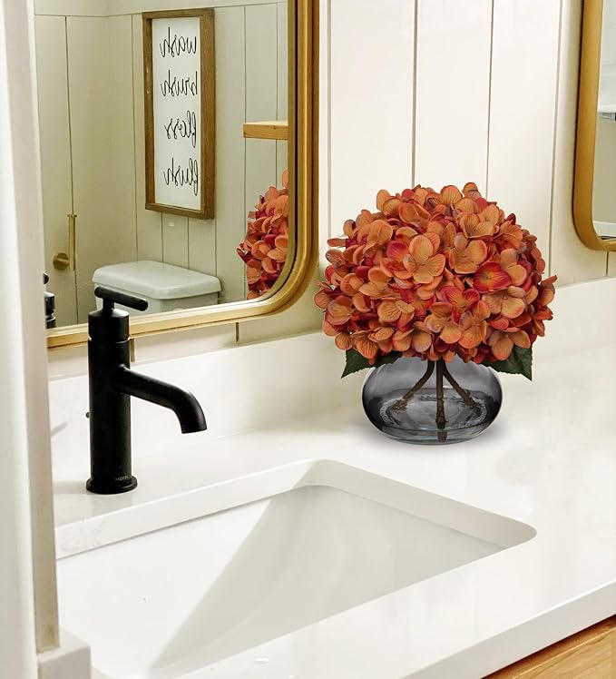 Hollyone Fall Hydrangea Artificial Flowers - Image 3