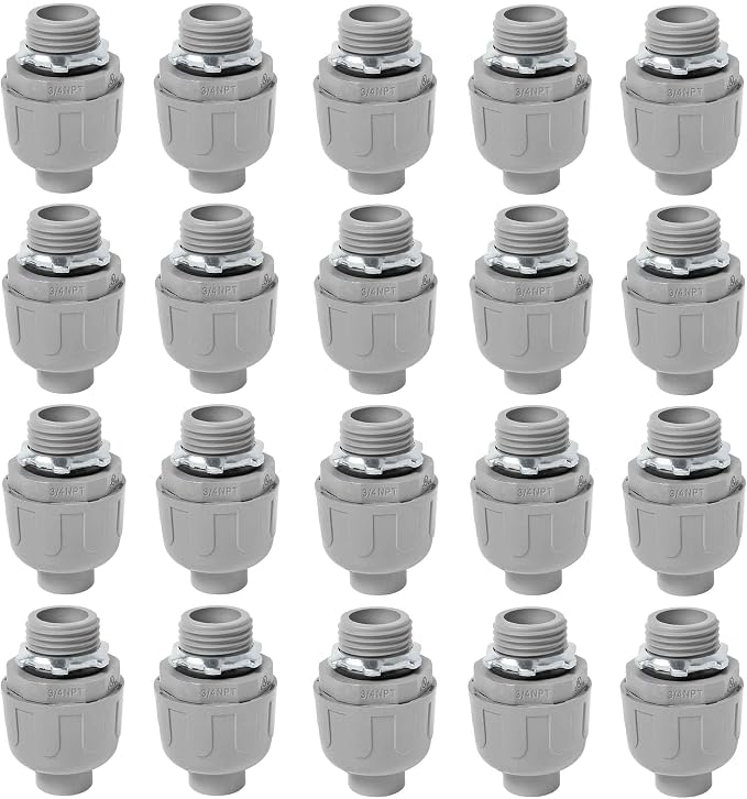 Yariwiz 3/4 Plastic Liquid Tight Conduit Coupling by Yariwiz