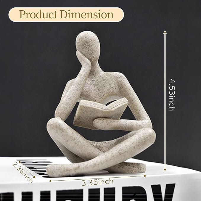 UTTCMK Abstract Art Thinker Statue - Image 2