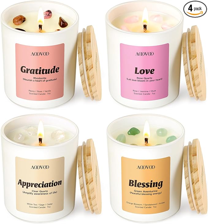 AOOVOO Healing Candles Set for Women by AOOVOO