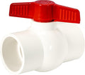 Eastman 2 x 2 Inch Slip Schedule 40 PVC Quarter Turn Ball Valve, 150 PSI by Eastman