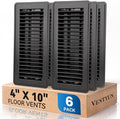 4" x 10" Floor Register Vent Covers 6-Pack by VENTYUN