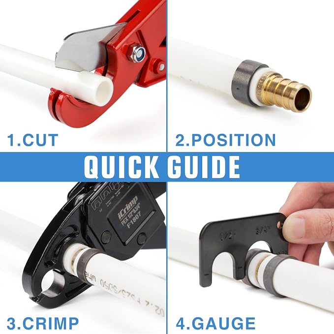 iCrimp ICP-1234AH PEX Crimping Tool Kit - Image 6