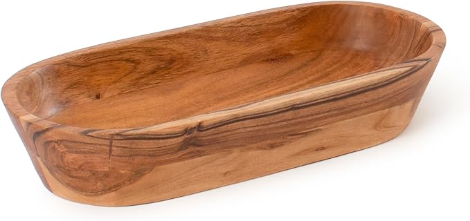 Wooden Dough Bowl – Handmade Decorative Bowls by LuxeDesigns