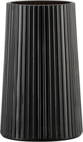 Black Glass Vase for Flower, Flower Vase for Bouquet, Modern Glass Vases by MARTAGE