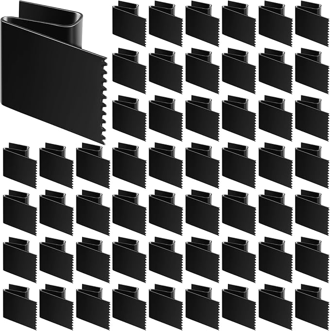 80 Pcs Hurricane Window Clips Fit 1/2 Inch Thick Plywood Carbon Steel Hurricane by Dunzy
