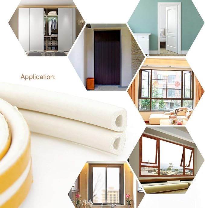 CloudBuyer Door Weather Stripping, Soundproof Insulation Seal Strip - Image 7