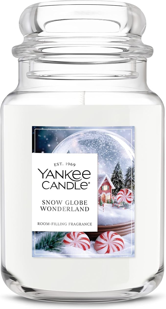 Yankee Candle Snow Globe Wonderland, Christmas Scented Candle, 22oz Large Jar by Unknown