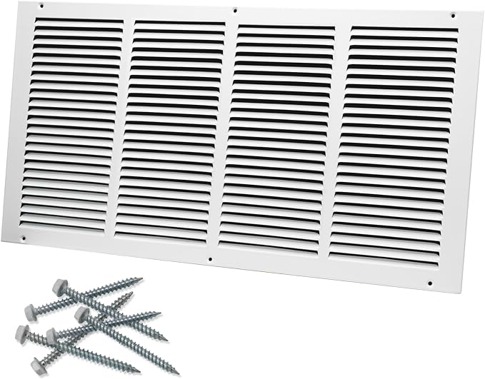 Howeall 24"W x 12"H Steel Return Air Grille, Air Return Vent Cover by Howeall