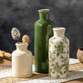 Rustic Ceramic Vase Set of 3, Flower Vases by HappleCwlwgoHome