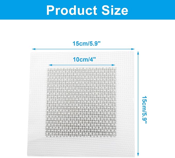 4 x 4 Inch Drywall Repair Patch, Dry Wall Patch Kits, Wall Hole Repair Kit - Image 3