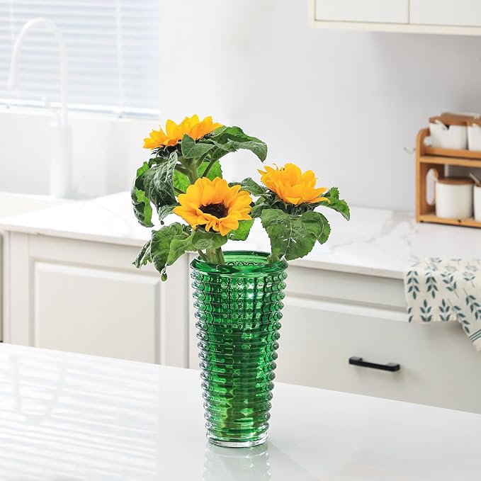 MCMCNCUIU Large Crystal Vase for Flowers, Large Glass Vases, Modern Decorative - Image 2