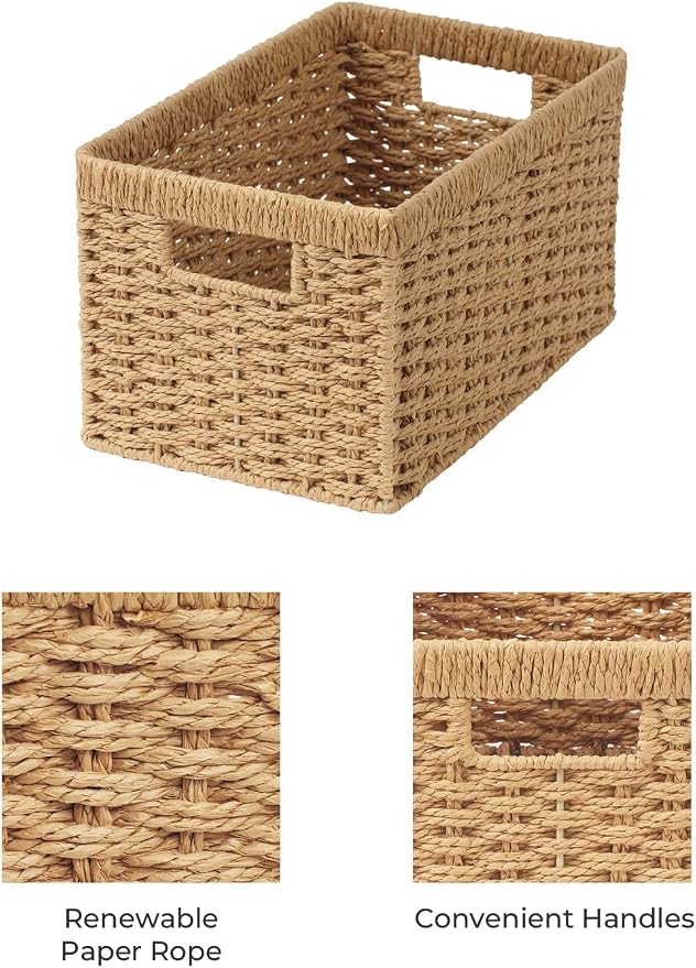 StorageWorks Wicker Storage Baskets - Image 3