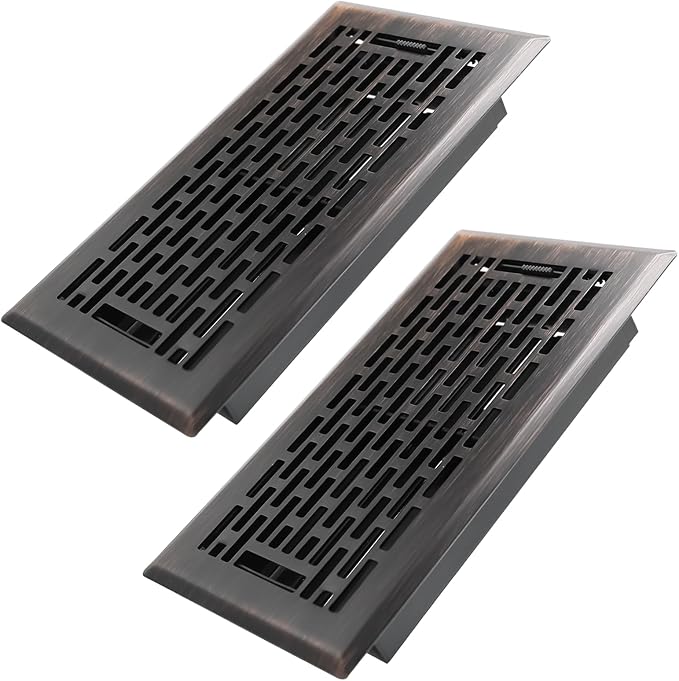 Howeall 4x8 Inches 2 Pack Heavy Duty Walkable Floor Register by Howeall