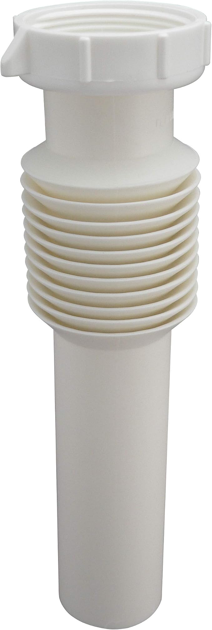 Plumb Pak 1-1/2 in. Inlet x 12 in. Length White Polypropylene Flex'n Fix Direct by Plumb+Pak