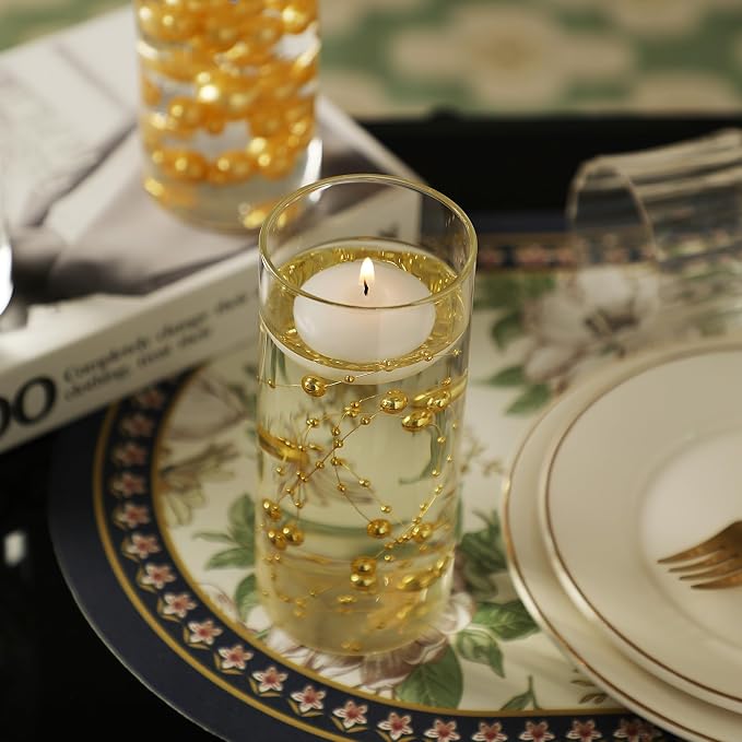 Set of 12 Glass Cylinder Vases for Centerpieces - Image 8