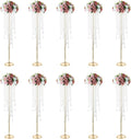 NUPTIO Gold Vases for Centerpieces Wedding by Nuptio