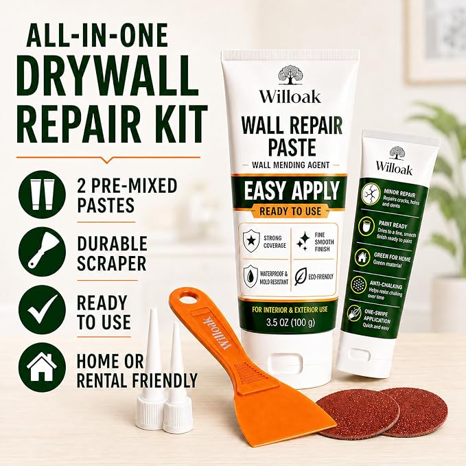 Drywall Repair Kit, Wall Spackle Repair Paste - Image 2