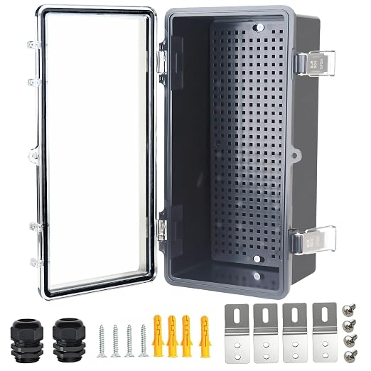 Electrical Junction Box, IP67 Waterproof Outdoor Box ABS Plastic Enclosure by Qukipet