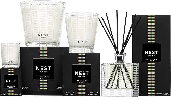 NEST New York Scented 3-Wick Candle, Amalfi Lemon & Mint - Image 6