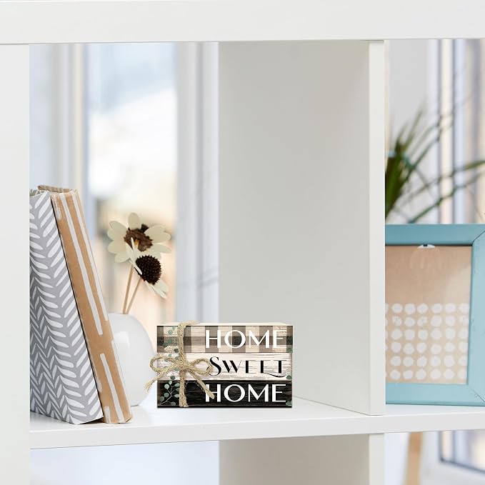 Mini Decorative Books For Home Decor, Small Wood Book Stack For Table Decor - Image 4