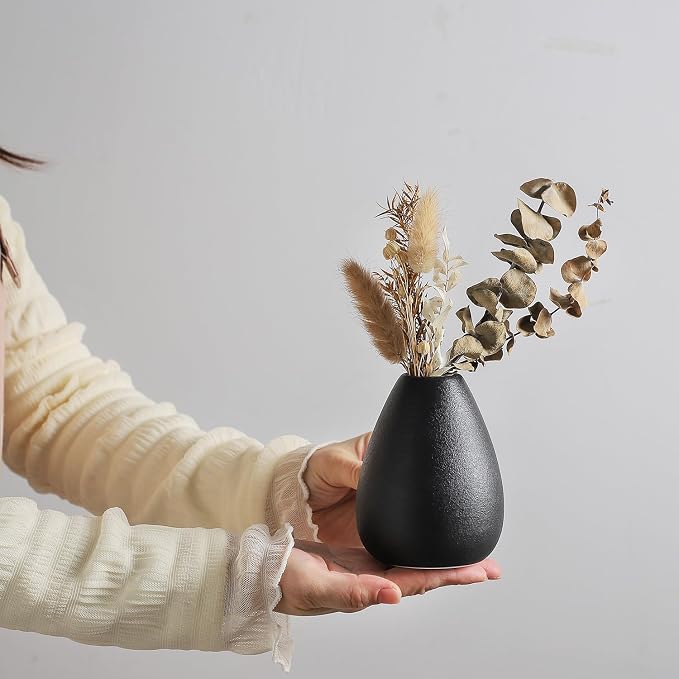 CEMABT Black Ceramic Vase Set - Image 5