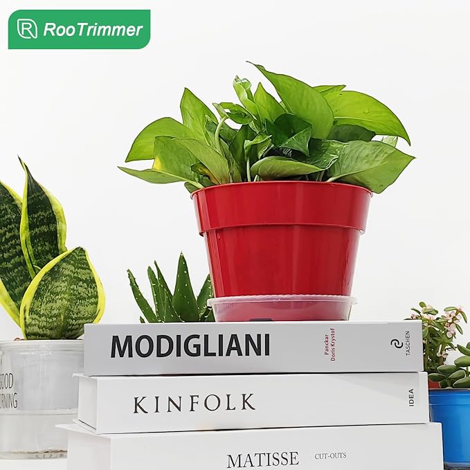 RooTrimmer 8 inch Plastic Flower Pots - Image 7