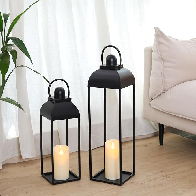 25'' 19'' Lanterns Decorative Outdoor Indoor by MATAHUMbeyourbetterchoice