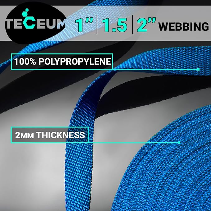 Webbing Strap, 3/4" to 2", 10-50 Yds, EDC gear, backpack repair and pet dog - Image 2