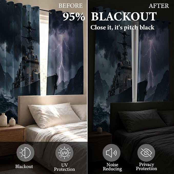 Naval Warship Blackout Curtains - Image 5