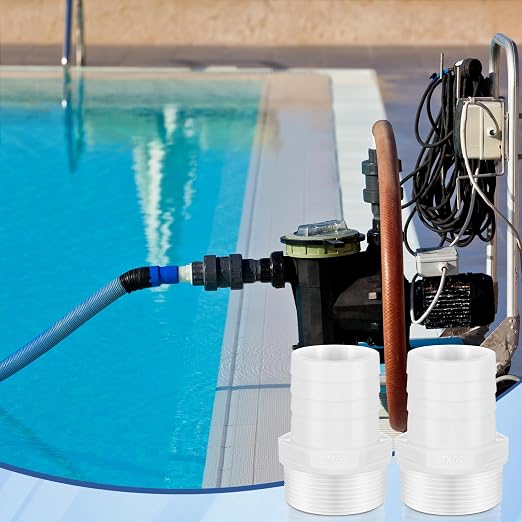 2 Pcs Pool PVC Tube Fitting Barbed Hose Fittings Adapter | Hose Fittings - Image 5