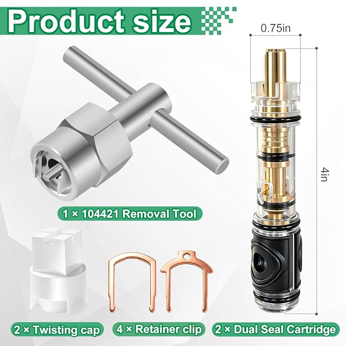 2 Pack Dual Seal Replacement Cartridge - Image 2