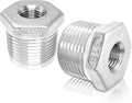 316 Stainless Steel Hex Bushing Reducer, 3/4" NPT Male to 1/4" NPT Female Pipe by Dnkoua