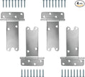 4 Pack 8” Door Hinges, 300 Lbs Capacity Heavy Duty Gate Hinges | T Gate Hinges by Pubotlu