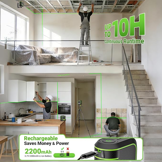 Huepar Self Leveling Laser Level - Image 6