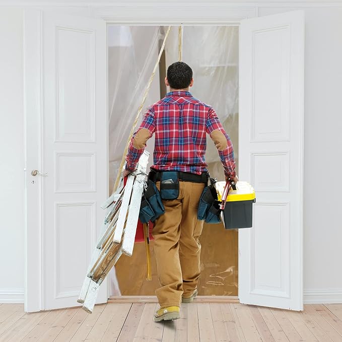 Magnetic Zippered Dust Barrier Door Cover - Image 4