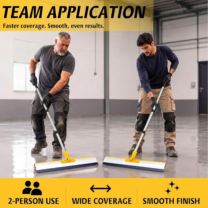 Gisafai 2 Pack 22'' Notched Epoxy Squeegee Kit - Image 5