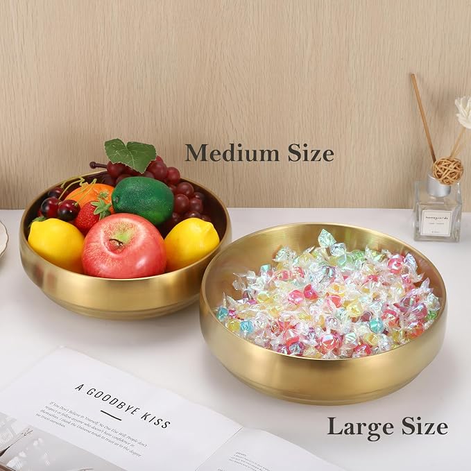 8.3" Golden Key Bowl for Entryway Table Decorative Bowl for Keys | Catch All - Image 7