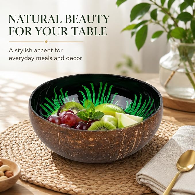 Natural Coconut Bowl Key Decorative - Image 7