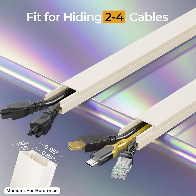 113.4in Cord Hider Kit, Cord Covers - Image 2