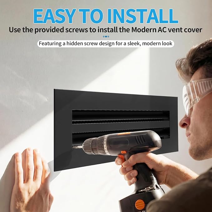 16x4 Modern AC Vent Cover, Decorative Air Vent Register Grille - Image 4