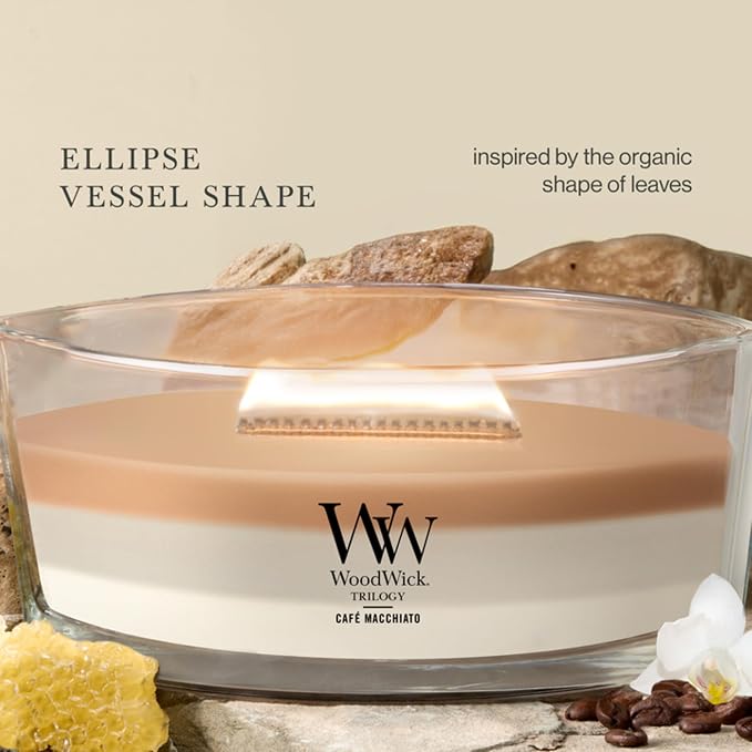 Woodwick Ellipse Café Macchiato Ellipse Trilogy Candle - Image 4