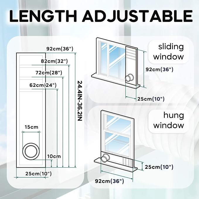 LOVIGA Window Seal for Portable Air Conditioner, 100% Tight Sealing Effect | - Image 6