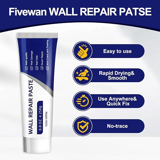 Drywall Repair Kit, 2 Pack Wall Mending Agent, Wall Patch Repair Kit - Image 4
