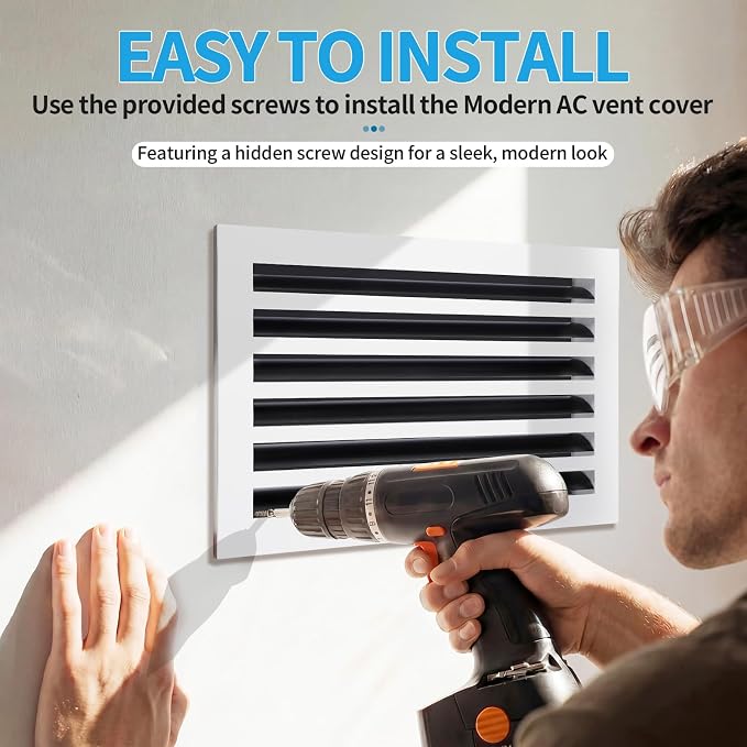 20x12 Modern AC Vent Cover, Decorative Air Vent Register Grille - Image 4