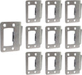 Solid Brass Universal Type Restorer Lock Strike Plate, 2-1/4" x 1-3/4" by QCAAHardware