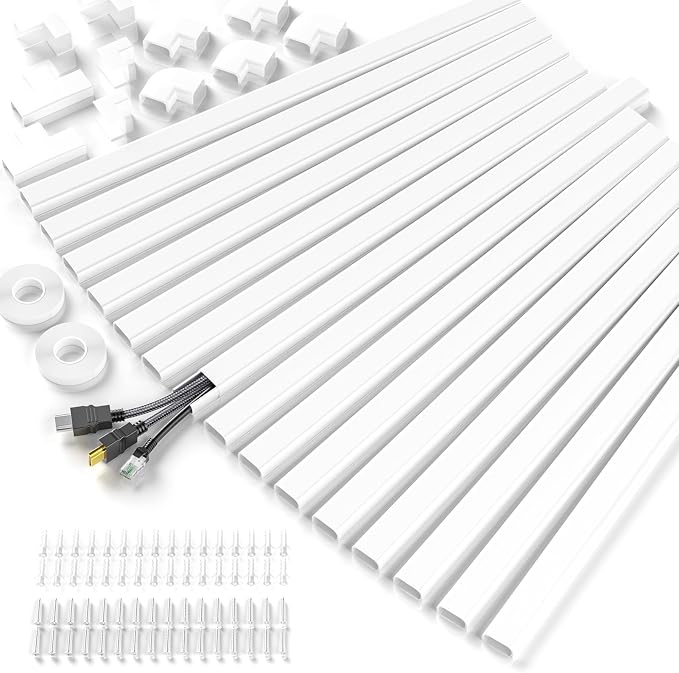 Delamu Cord Hider, 236in Cable Hider, Cord Covers by DELAMU
